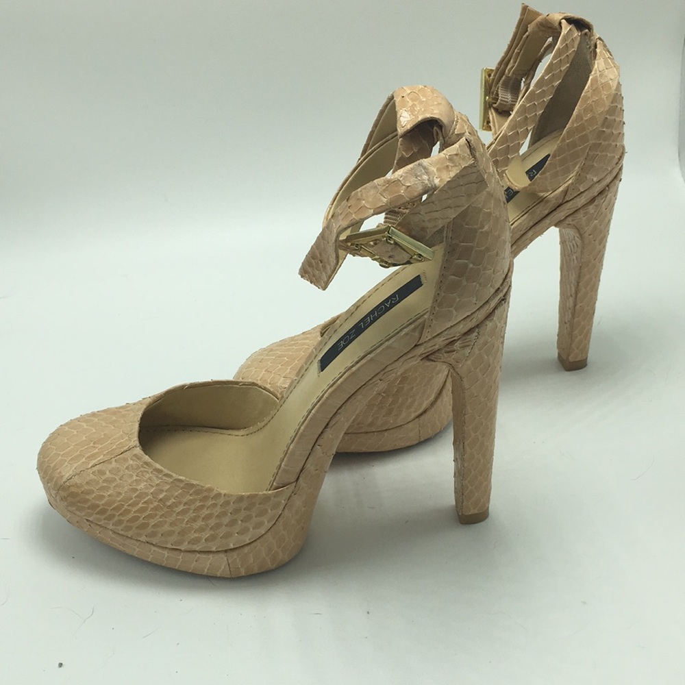 Rachel Zoe Cole snakeskin Heels, Size 5.5